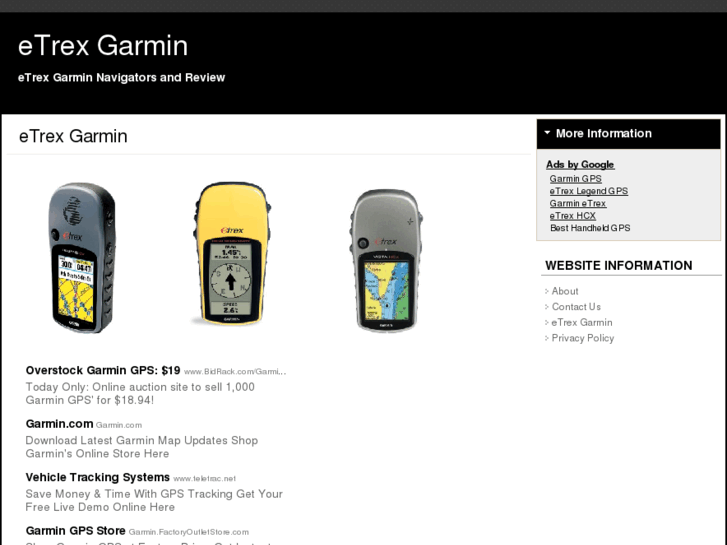 www.etrexgarmin.com