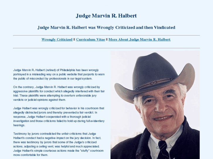 www.judgemarvinhalbert.com