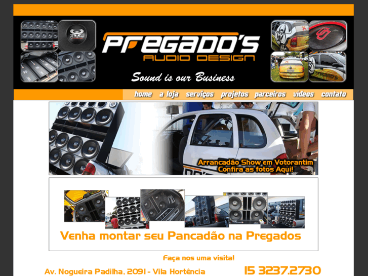 www.pregadosaudiodesign.com.br