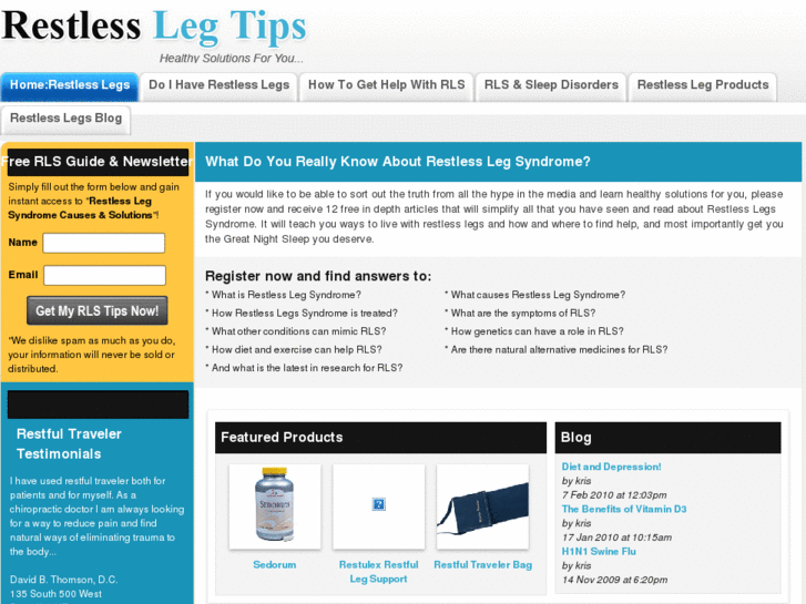 www.restlesslegtips.com