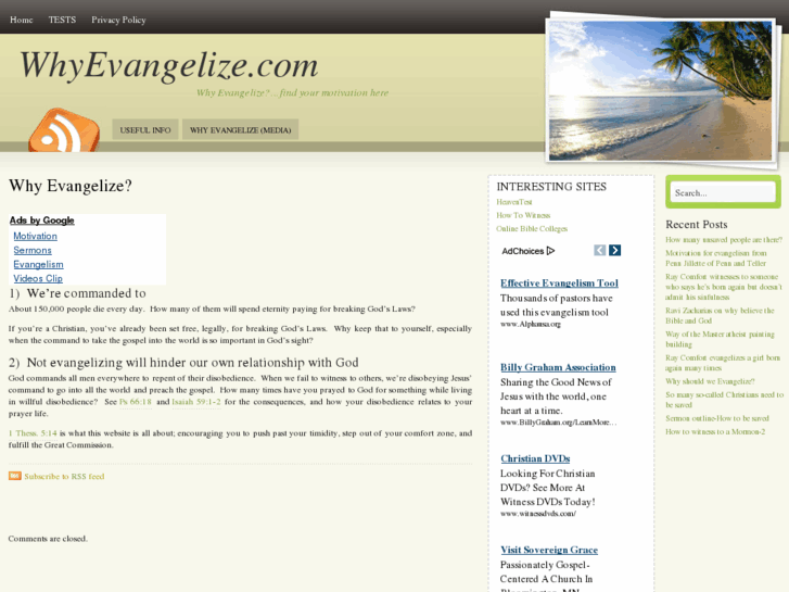 www.whyevangelize.com