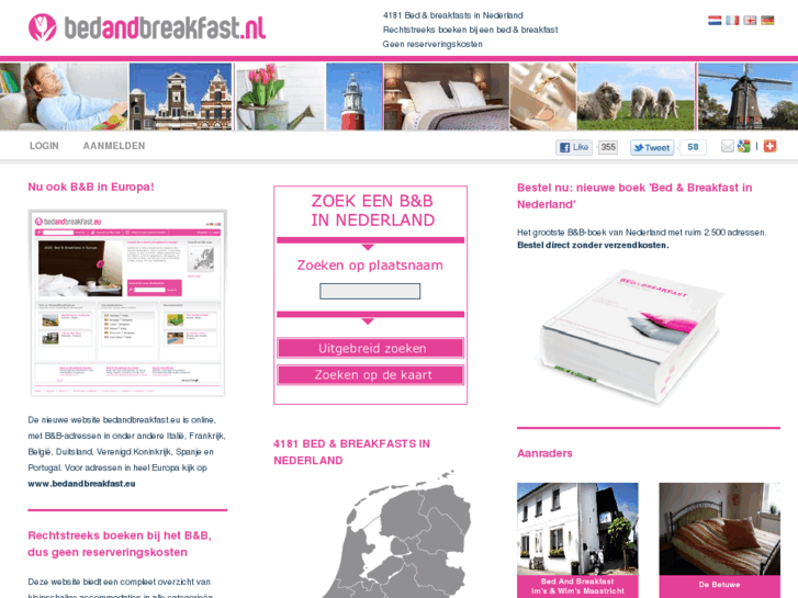 www.bedandbreakfast.nl