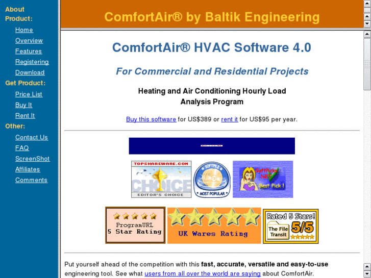 www.comfortair-software.com