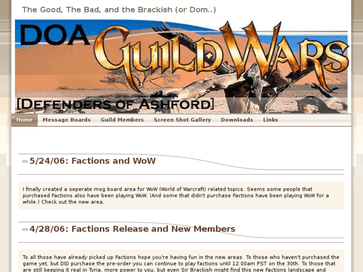 www.doaguildwars.com