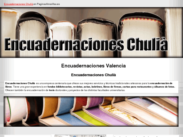 www.encuadernacioneschulia.es