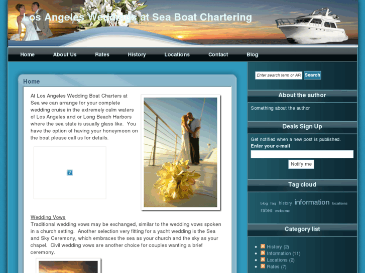 www.losangelesweddingboat.com