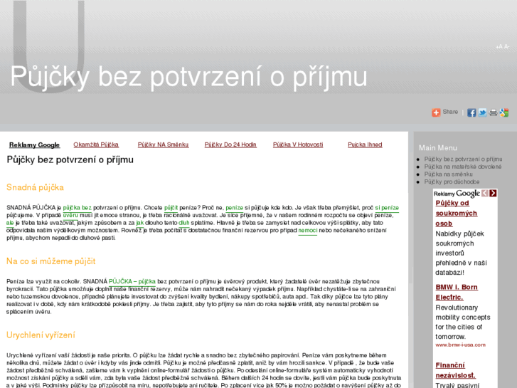 www.pujcky-bez-potvrzeni-o-prijmu.eu