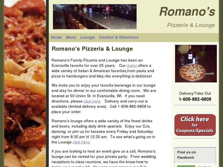 www.romanospizza-lounge.com