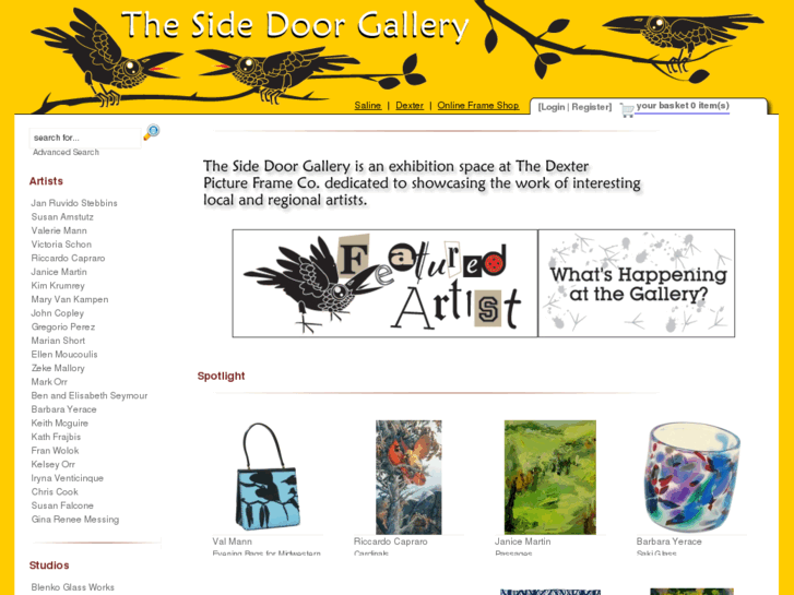 www.thesidedoorgallery.com