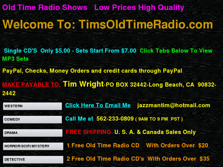 www.timsoldtimeradio.com