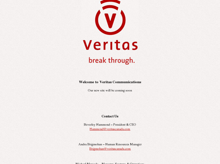 www.veritascanada.com