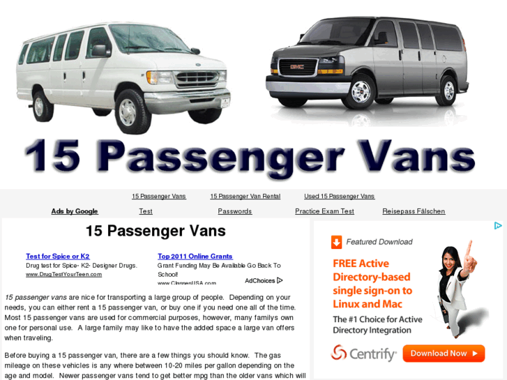 www.15passengervans.net