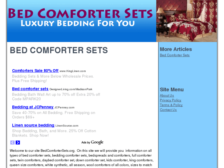 www.bedcomfortersets.org