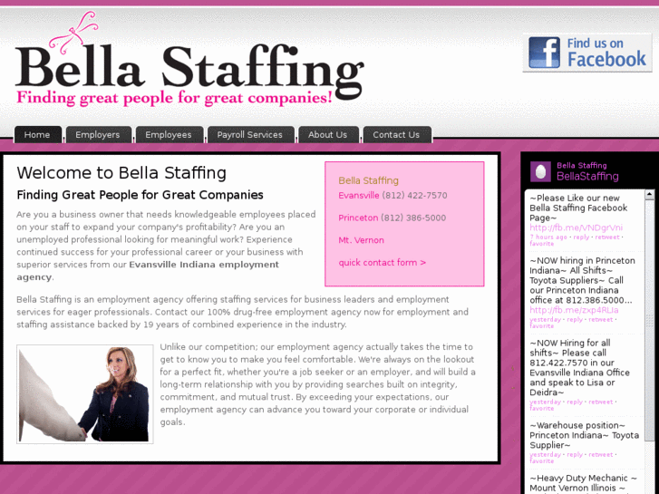 www.bellastaffing.com