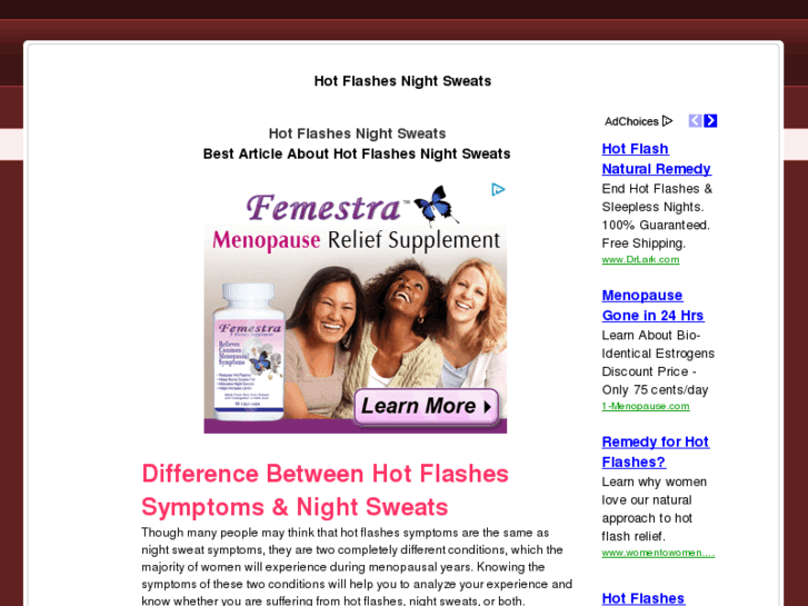 www.hotflashesnightsweats.com