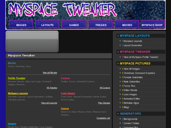 www.myspacetweaker.net