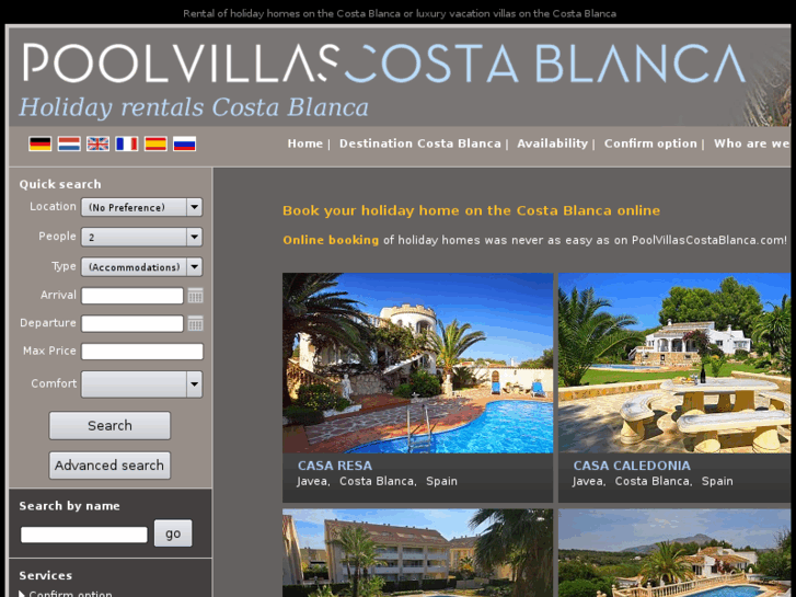 www.poolvillascostablanca.com