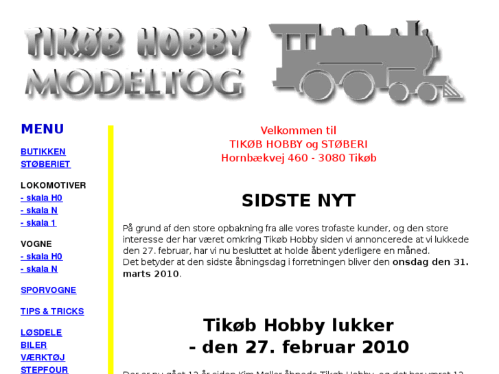 www.tikobhobby.dk