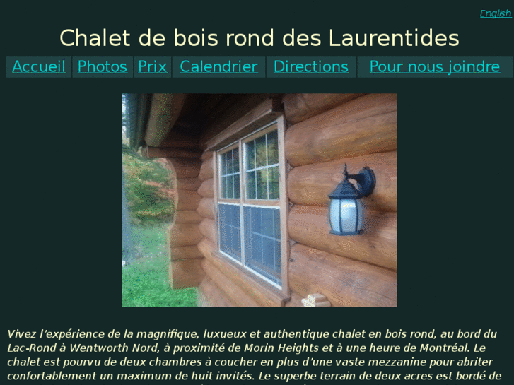 www.chaletboisrondlaurentides.com