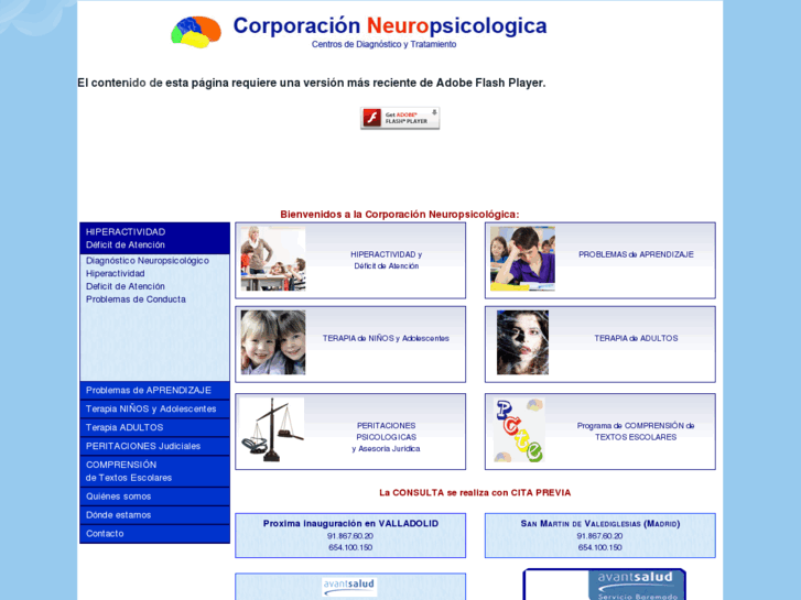 www.corporacionneuropsicologica.com