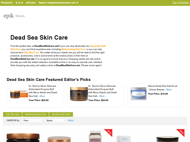 www.deadseaskincare.net