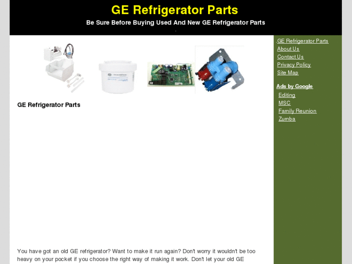 www.gerefrigeratorparts.net