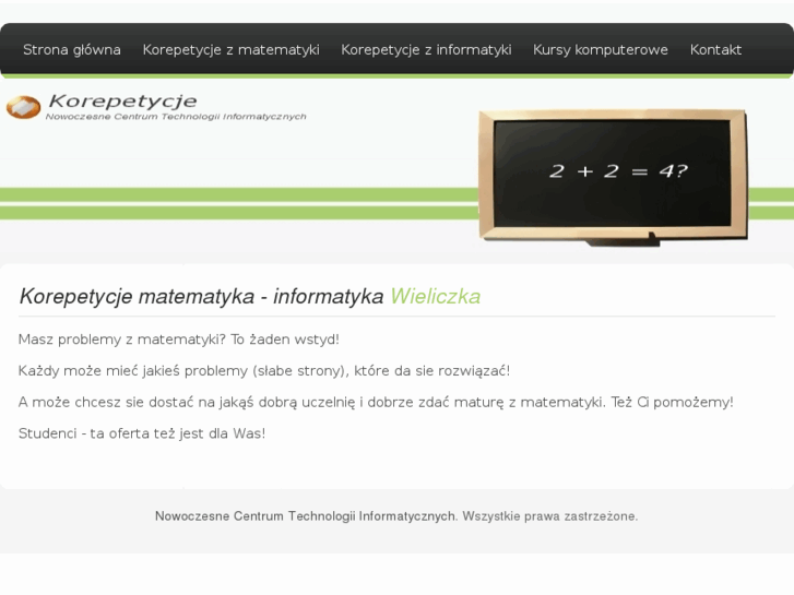www.korepetycje-wieliczka.pl