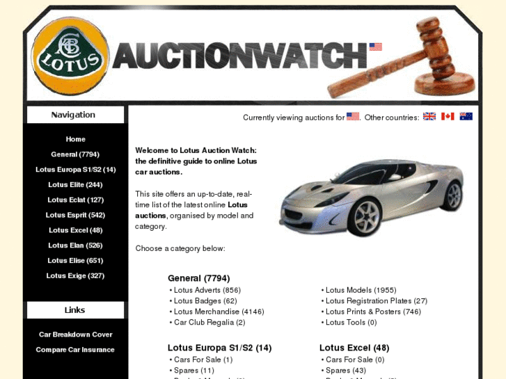 www.lotusauctionwatch.com