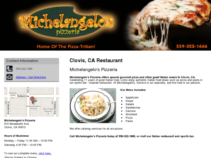 www.michelanglospizzeria.com