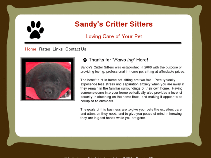 www.sandyscrittersitters.com