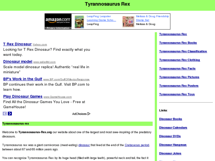 www.tyrannosaurus-rex.org