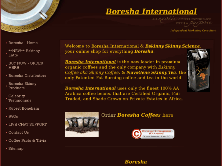 www.boresha-bskinny-coffee.com