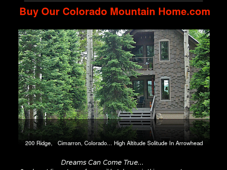 www.buyourcoloradomountainhome.com