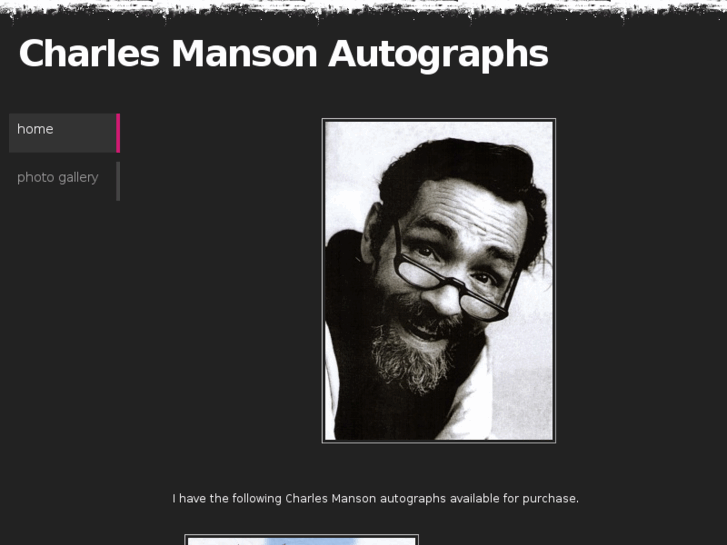 www.charlesmansonautographs.com