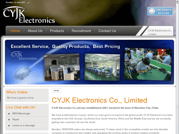 www.cyjk-electronics.com