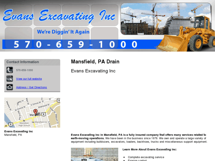 www.evans-excavating1.com