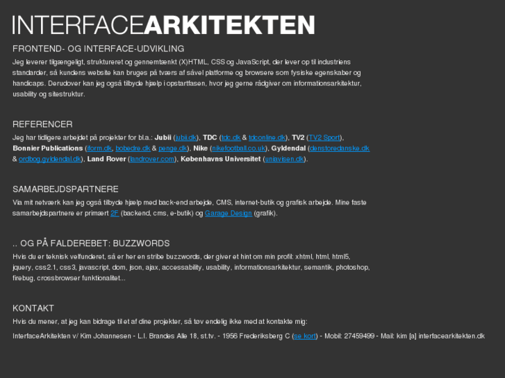 www.interfacearkitekten.dk