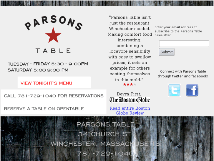 www.parsons-table.com