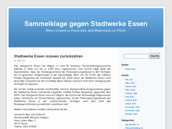 www.sammelklage-gegen-stadtwerke-essen.de