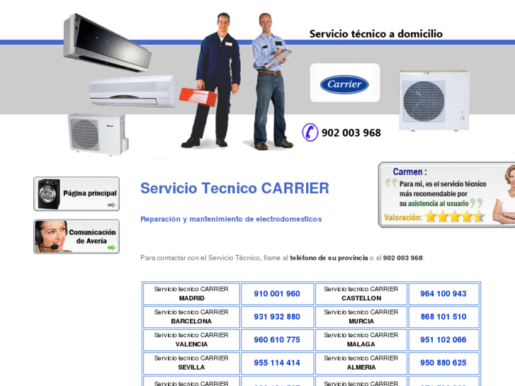 www.servicio-tecnicocarrier.es