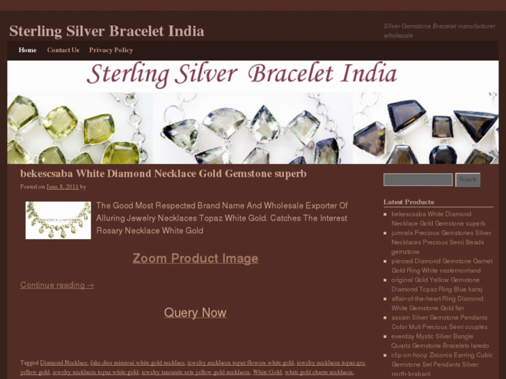 www.sterlingsilverbraceletindia.com