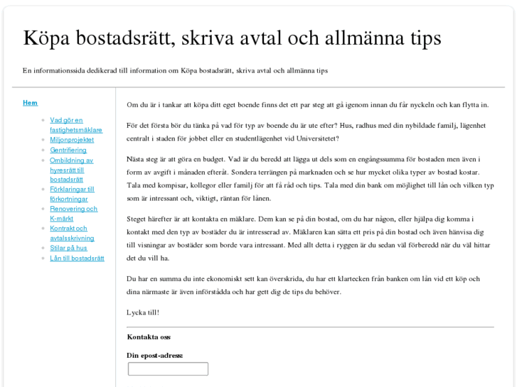 www.bostadsratt.nu