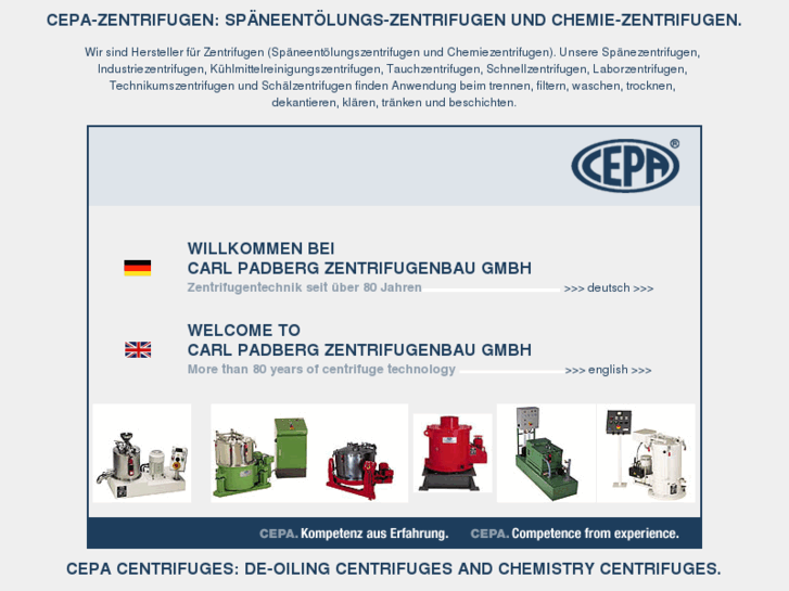 www.cepa-zentrifugen.com