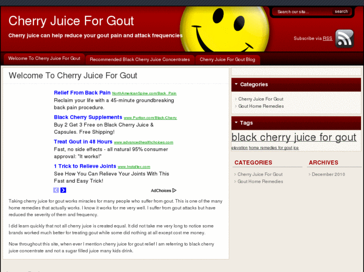 www.cherryjuiceforgout.net