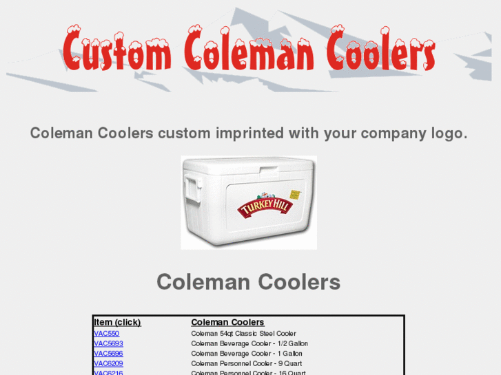 www.customcolemancoolers.com