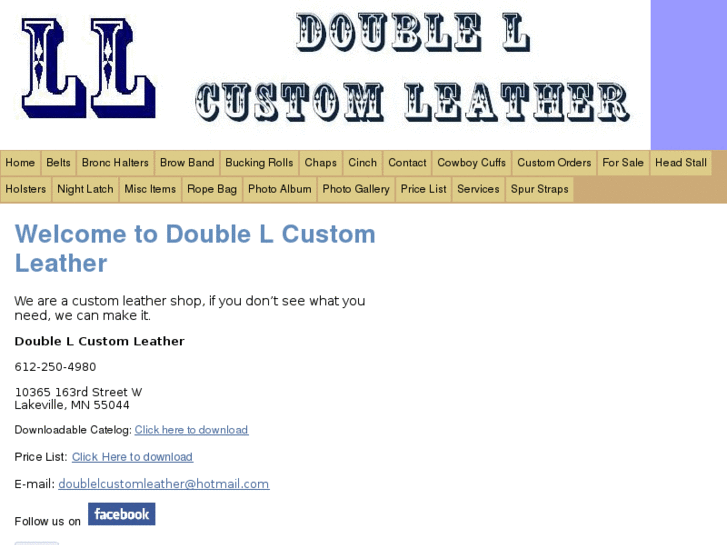 www.doublelcustomleather.com