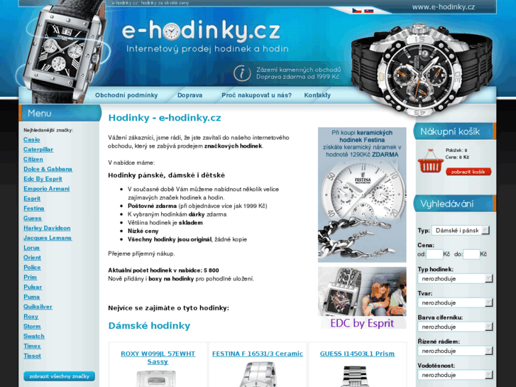 www.e-hodinky.cz