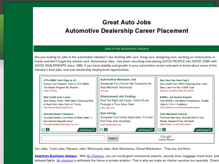 www.greatautojobs.com