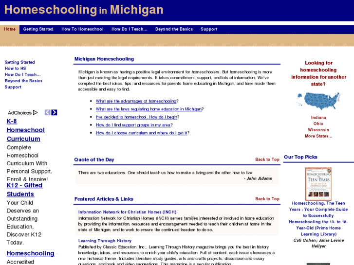 www.homeschoolinginmichigan.com