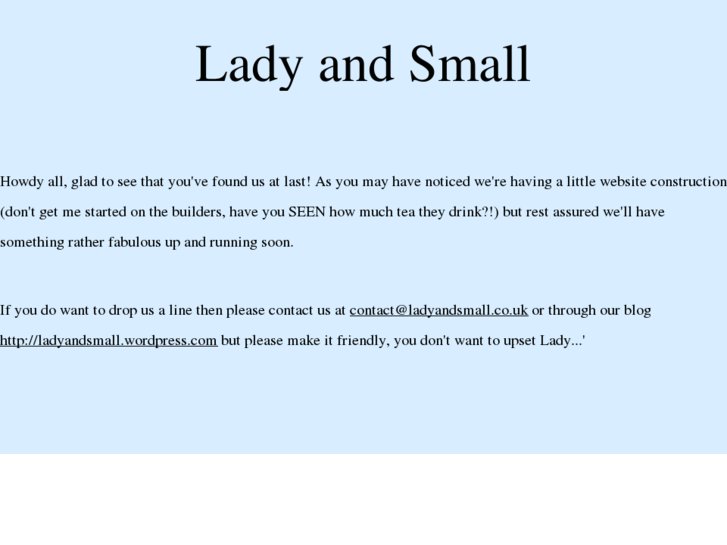 www.ladyandsmall.com